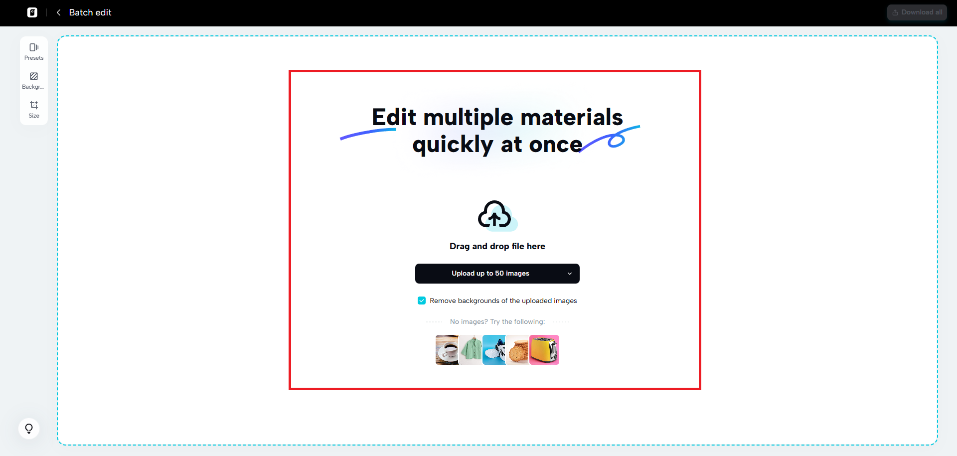 Perform batch editing of multiple photos at once