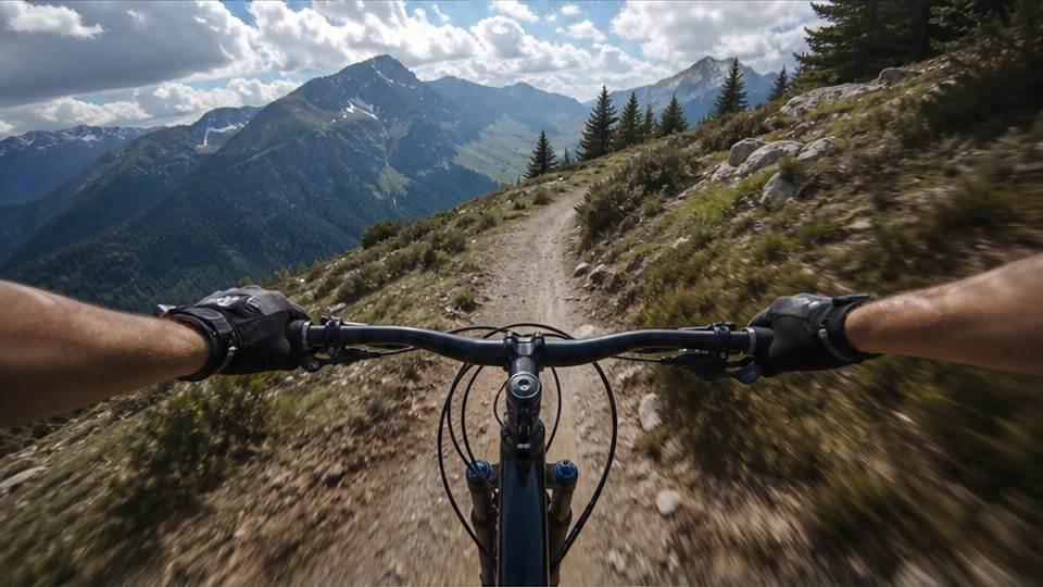POV AI Video Generator — a POV adventure on a mountain trail