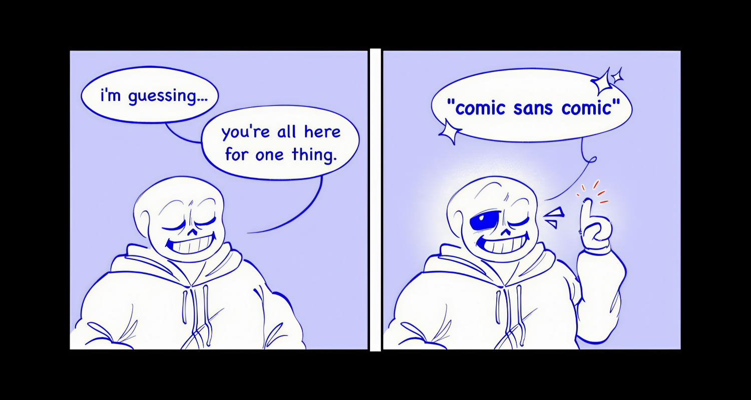 Comic Sans police