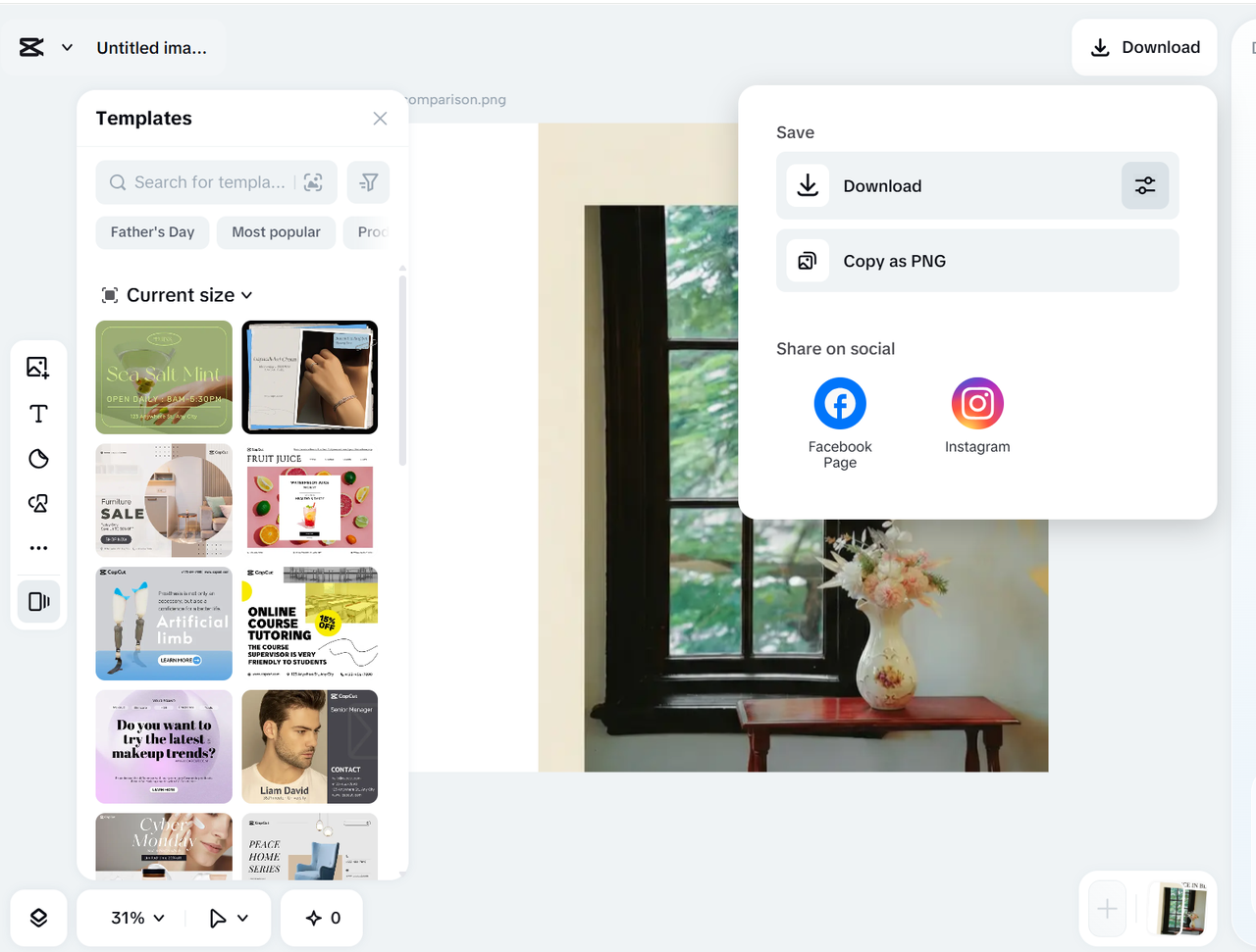 export and share your design