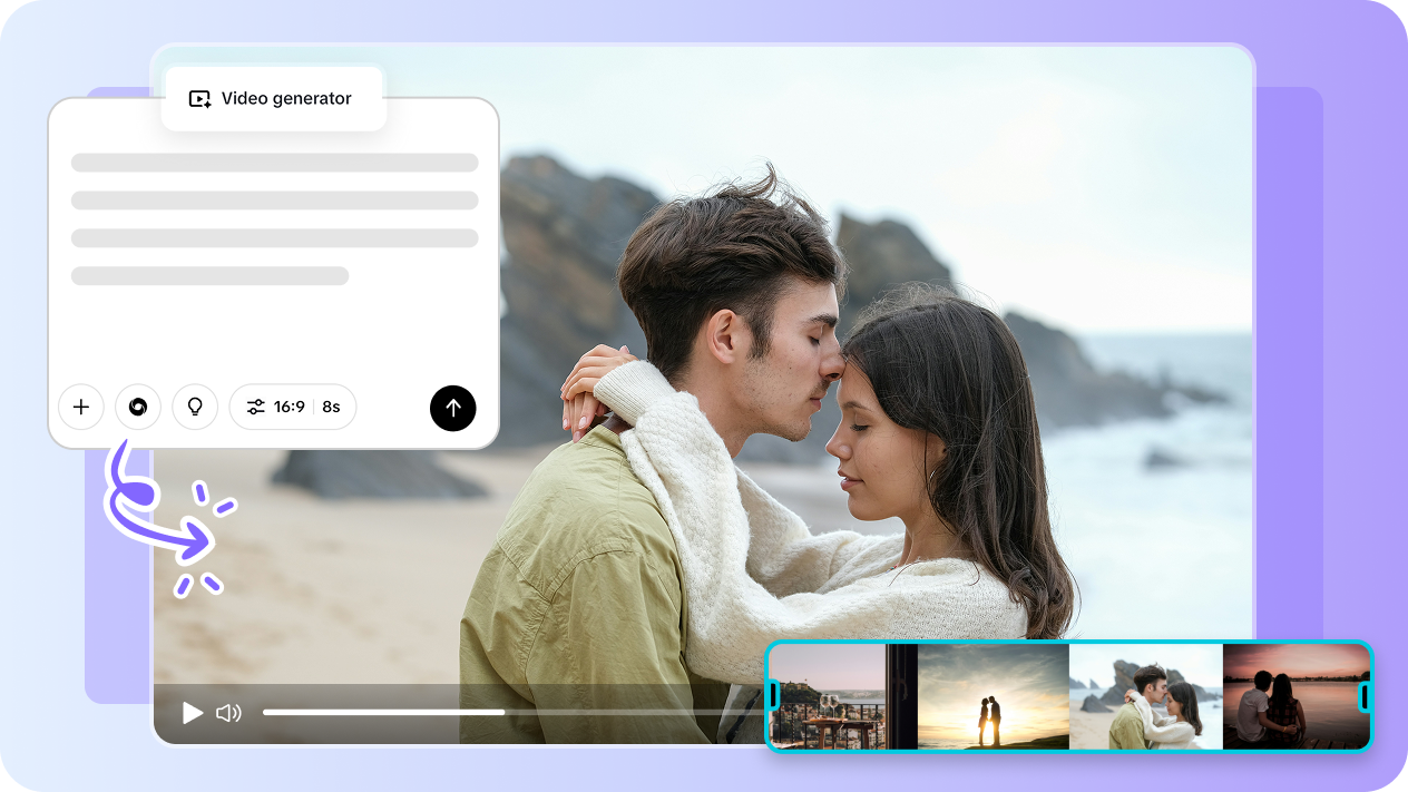 AI romantice video generation