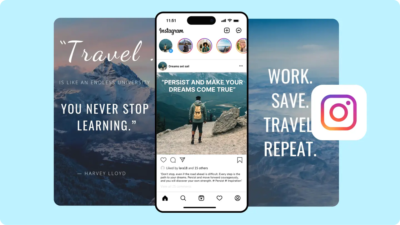 frases para legenda de foto para Instagram