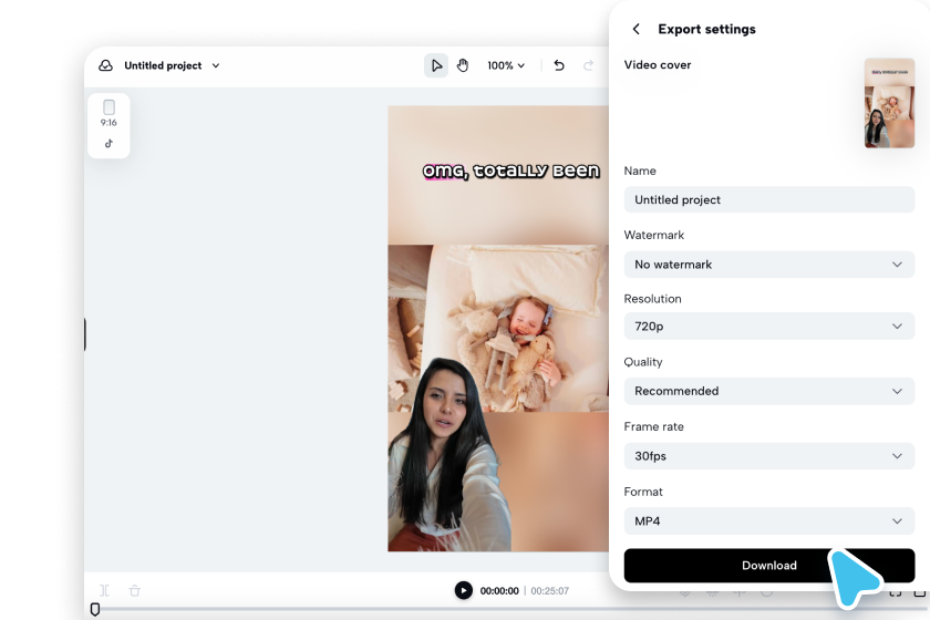 Export your video