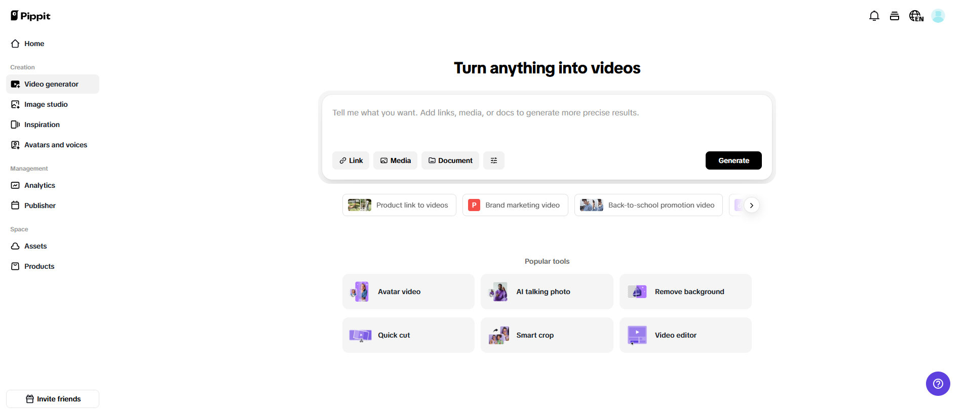 Create professional videos