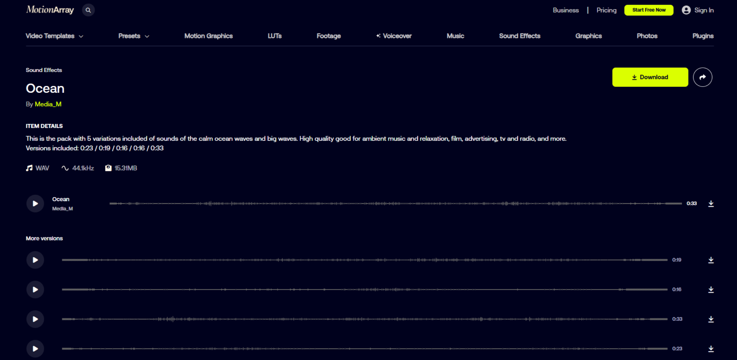 Interface of the CapCut desktop video editor - a good resource for ocean sound effects