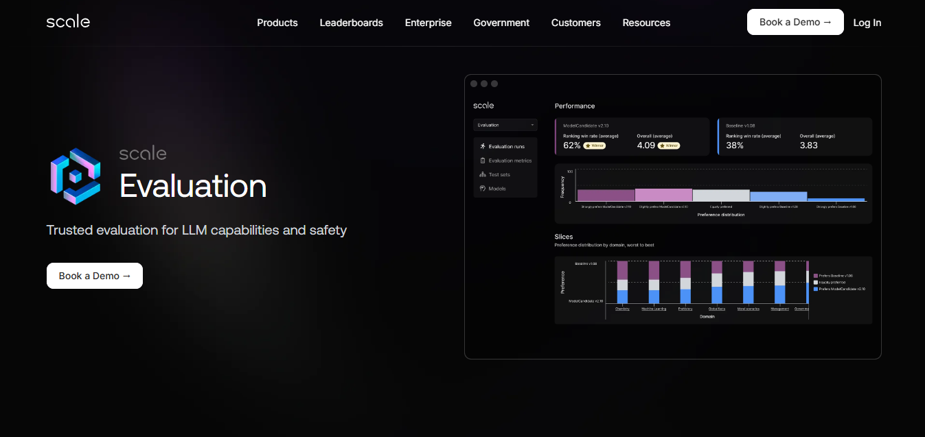Scale AI model evaluation
