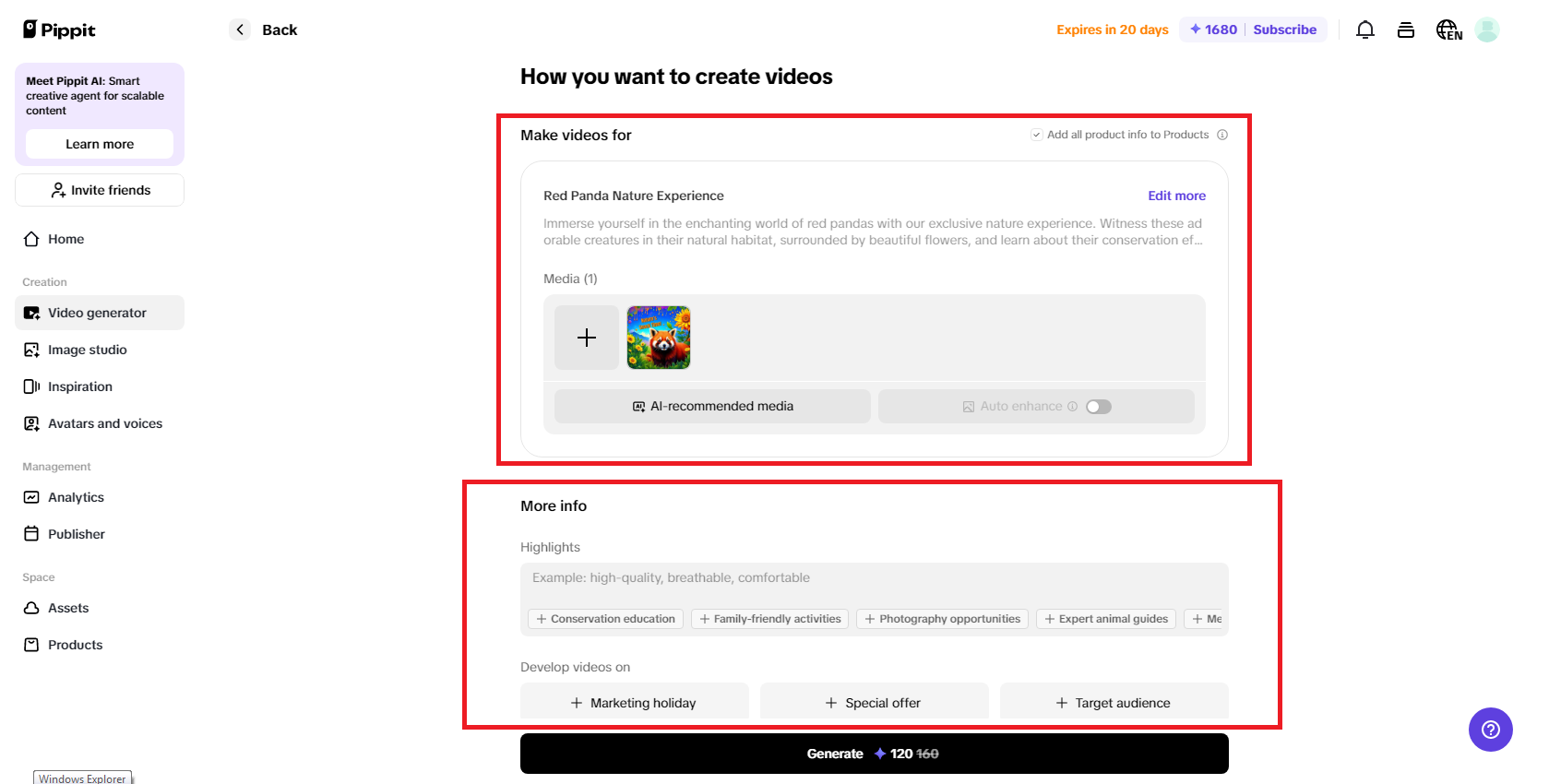 Add details for video generation