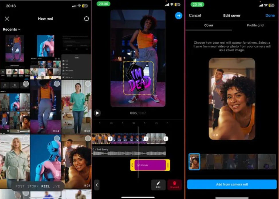 The best way to add Instagram Reels from a mobile