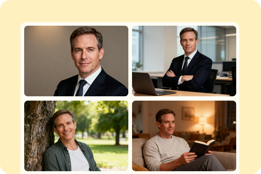 Fotos de perfil profesionales