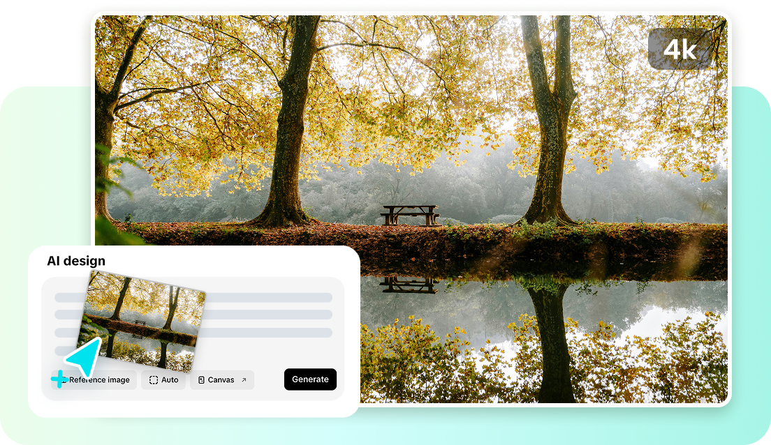 AI design for generating 4K images