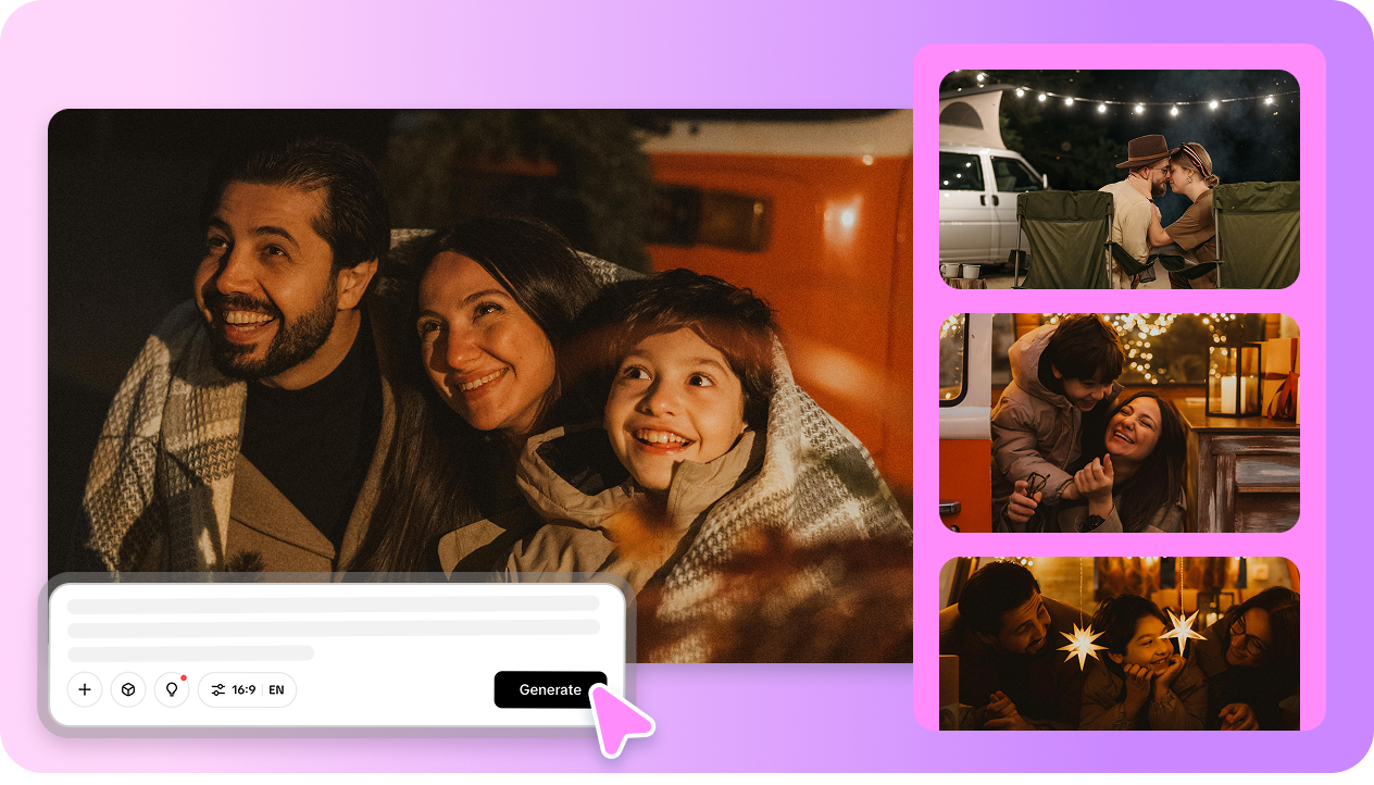 Effortless slideshow creation with templates