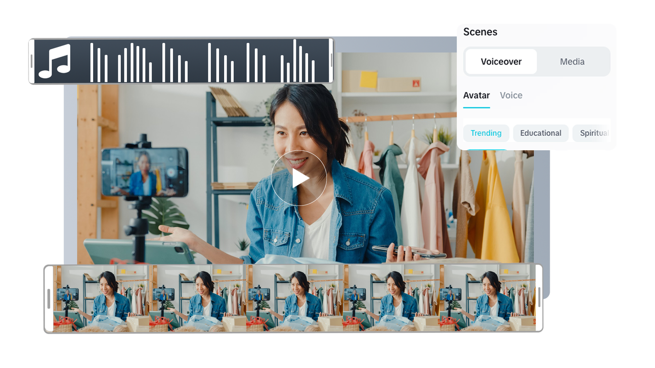 AI-generated product advertisement videos