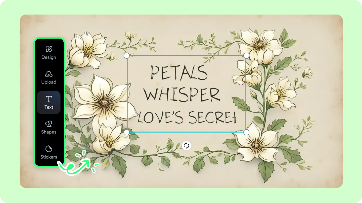 flower outline design