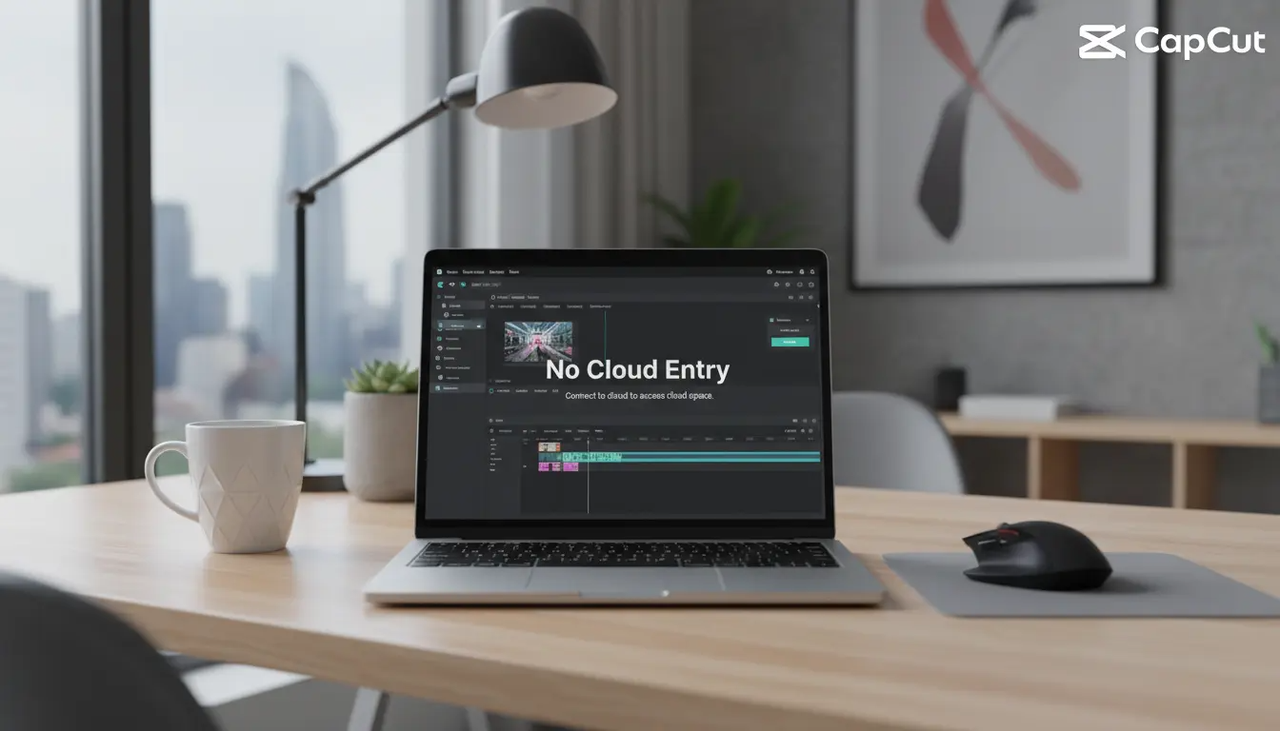 cloud entry disappearing on CapCut