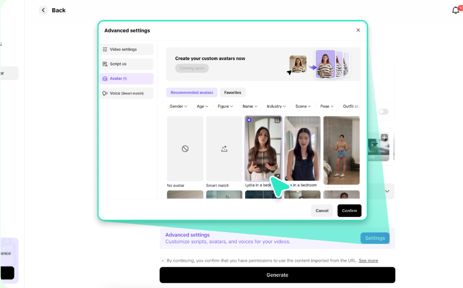 Paso 2: personaliza tu configuración de video