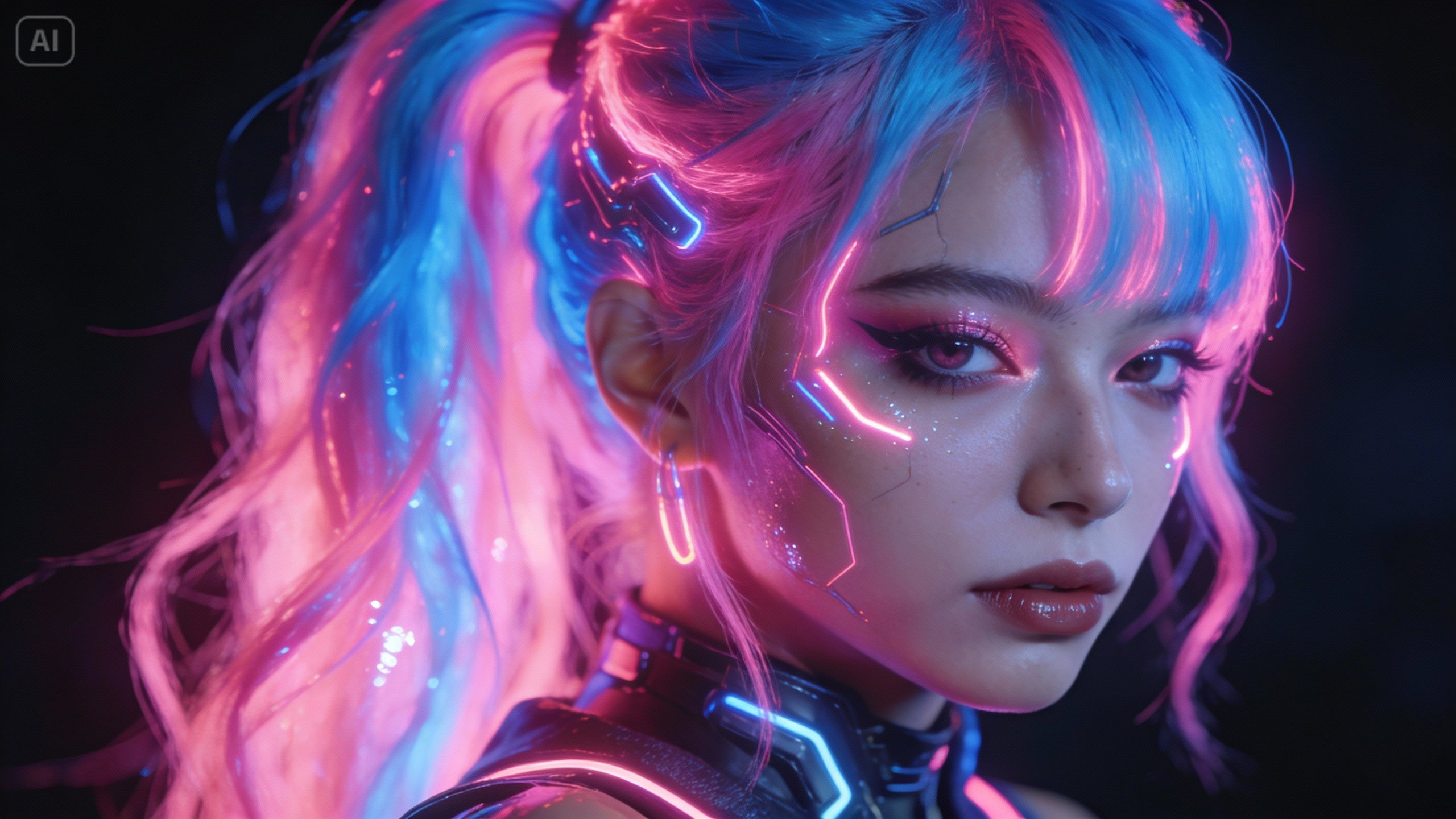 ネオンの肖像画