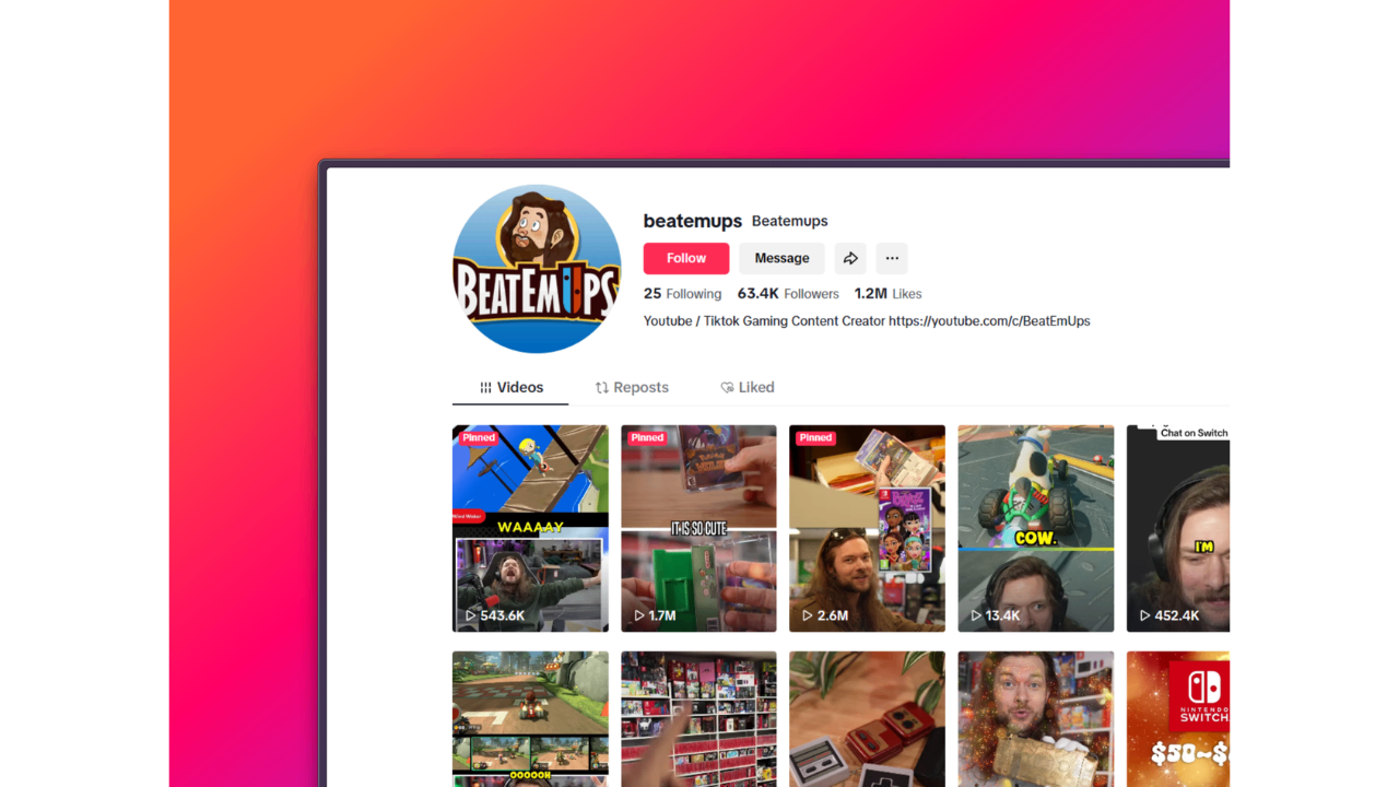Gain selection for TikTok Shop creator pilot program