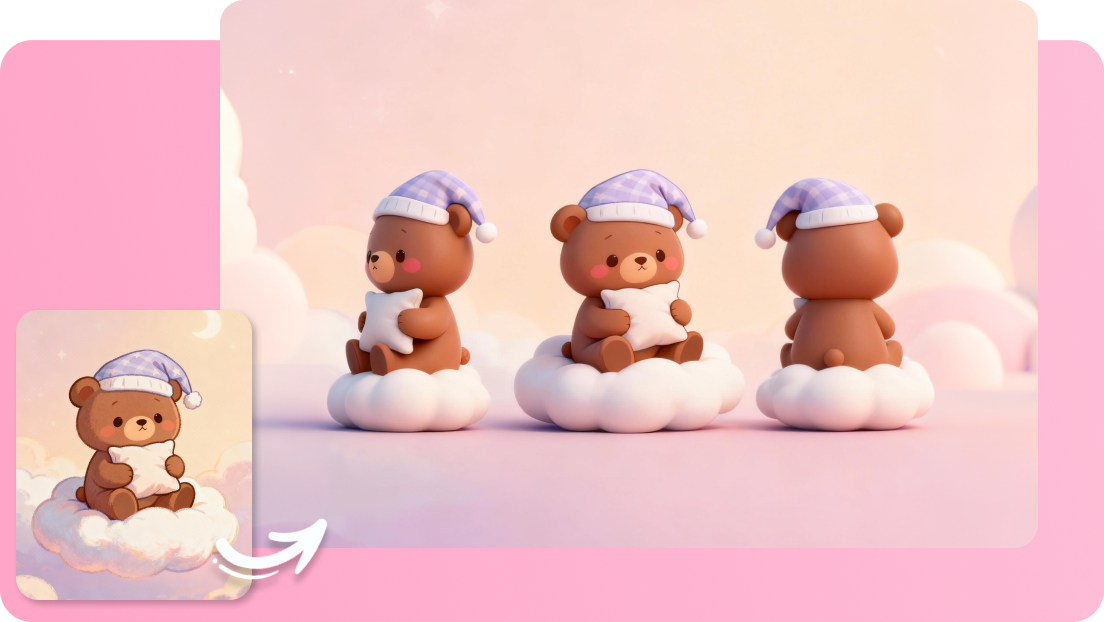 creative 3d turnaround