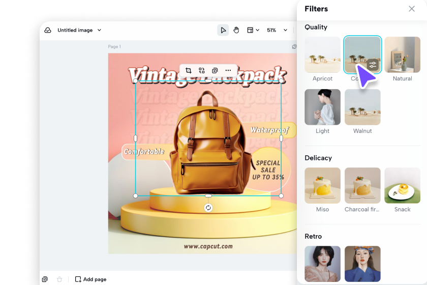 Customize your template for an e-commerce website