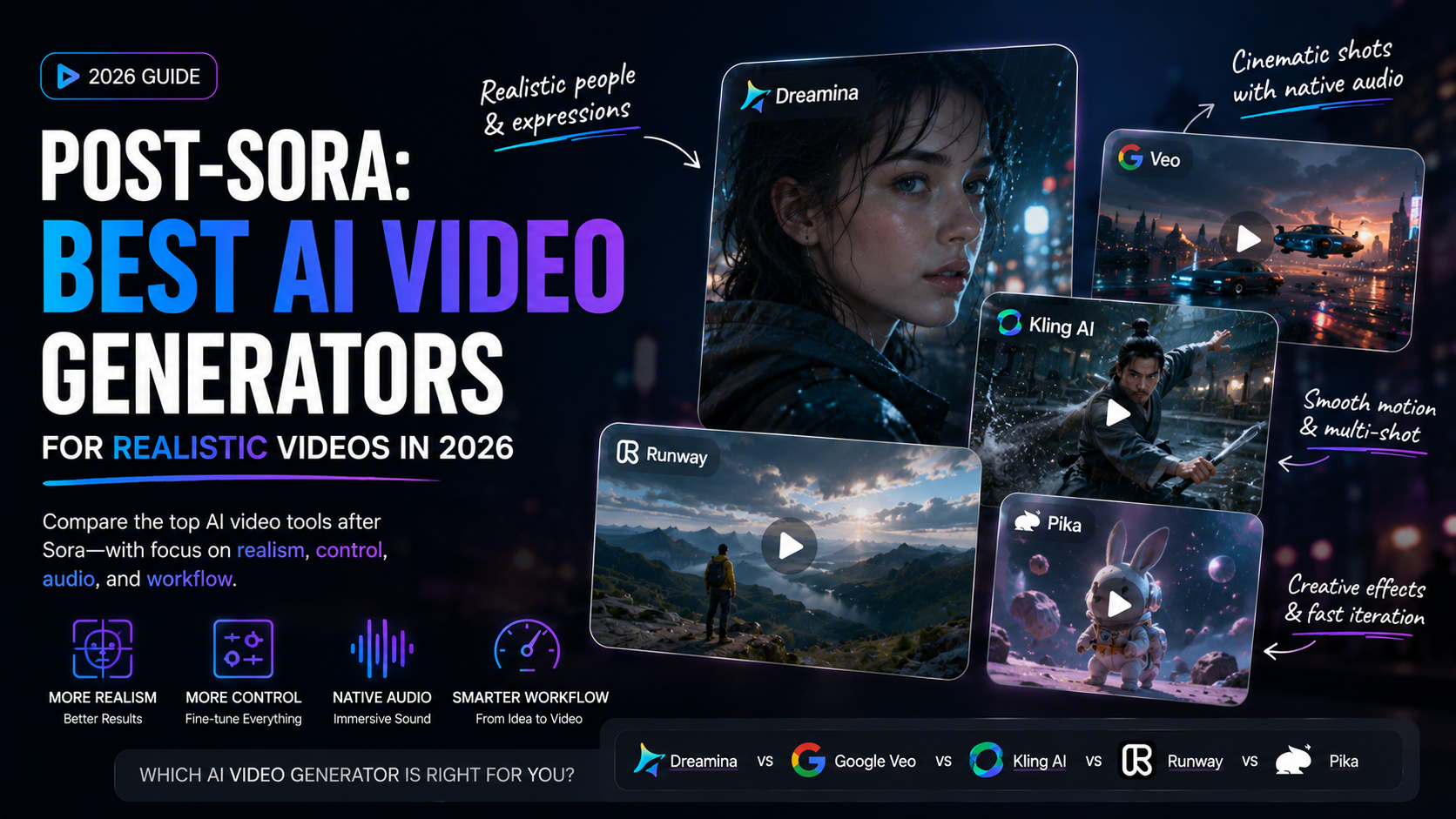 The Post-Sora Reality Check: Best AI Video Generators for Realistic Videos in 2026