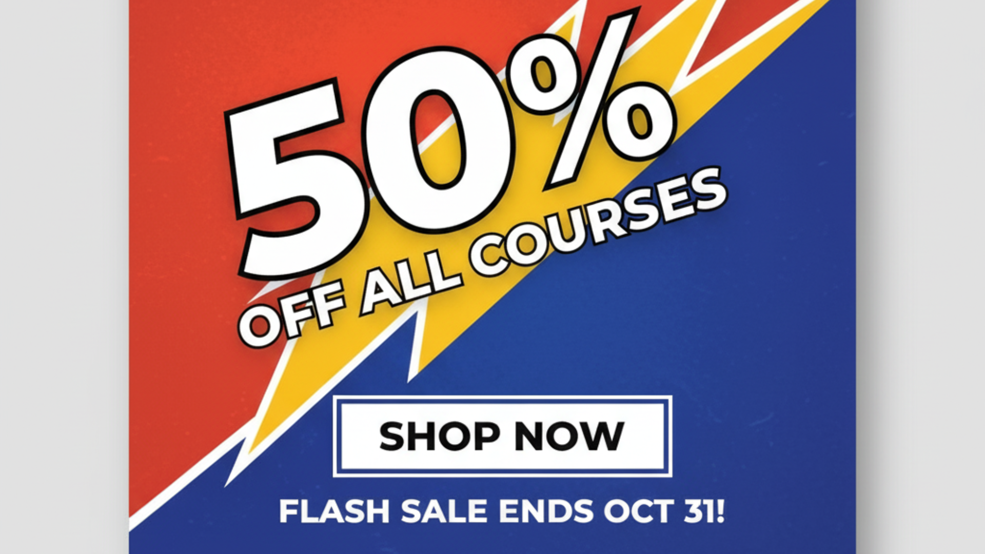 The use of sale announcements in social media post templates