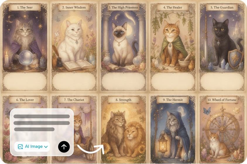 Design one-of-a-kind card decks