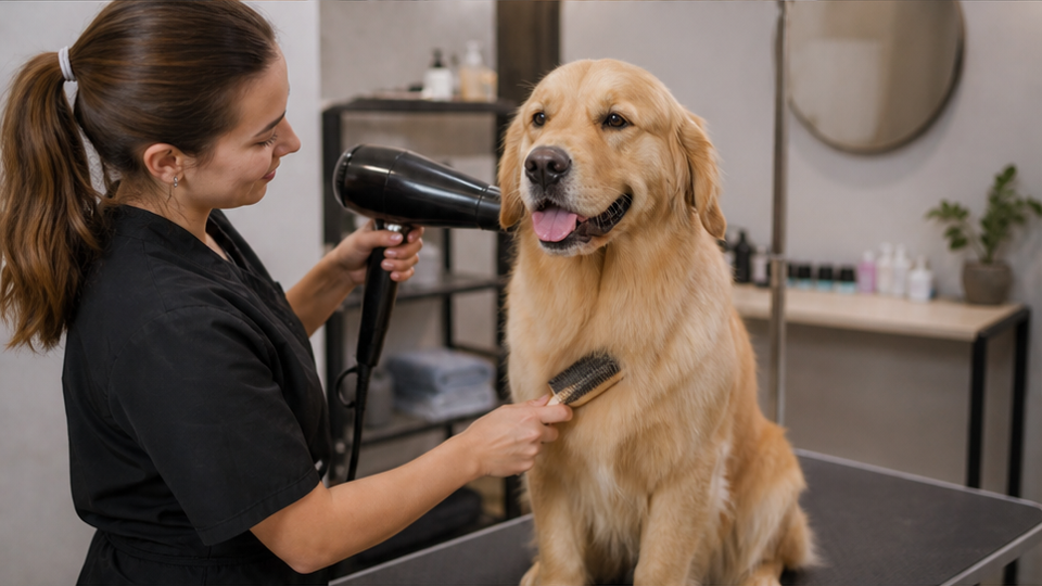 Dog Groomer Video 16:9 visual