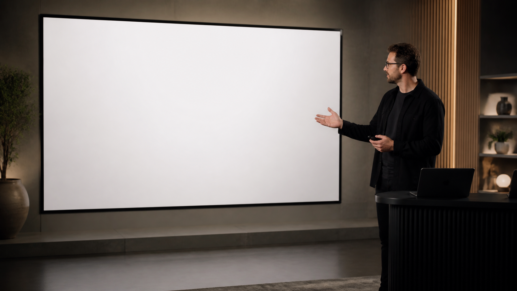 Portfolio Template Video hero visual