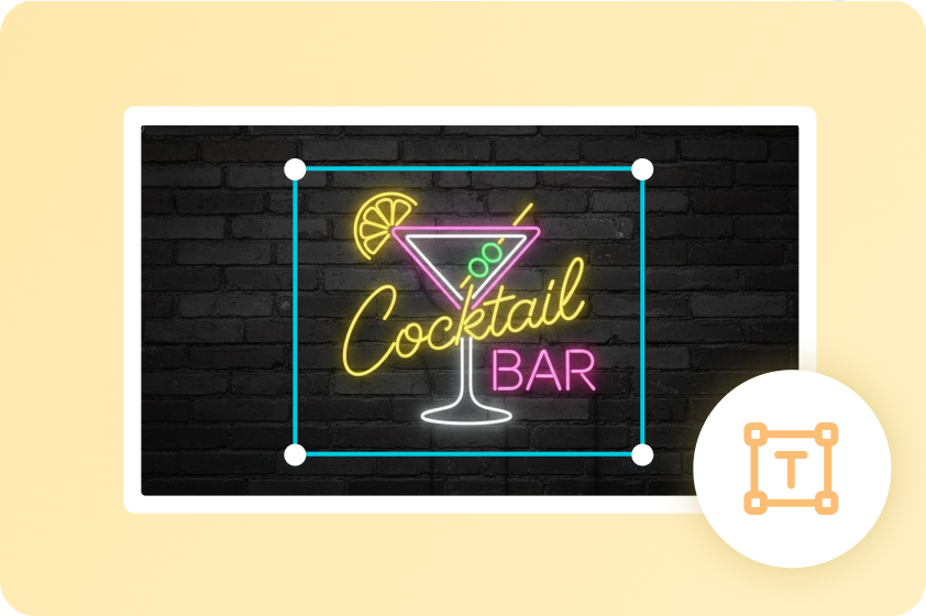 Neon text generator with free aspect ratio