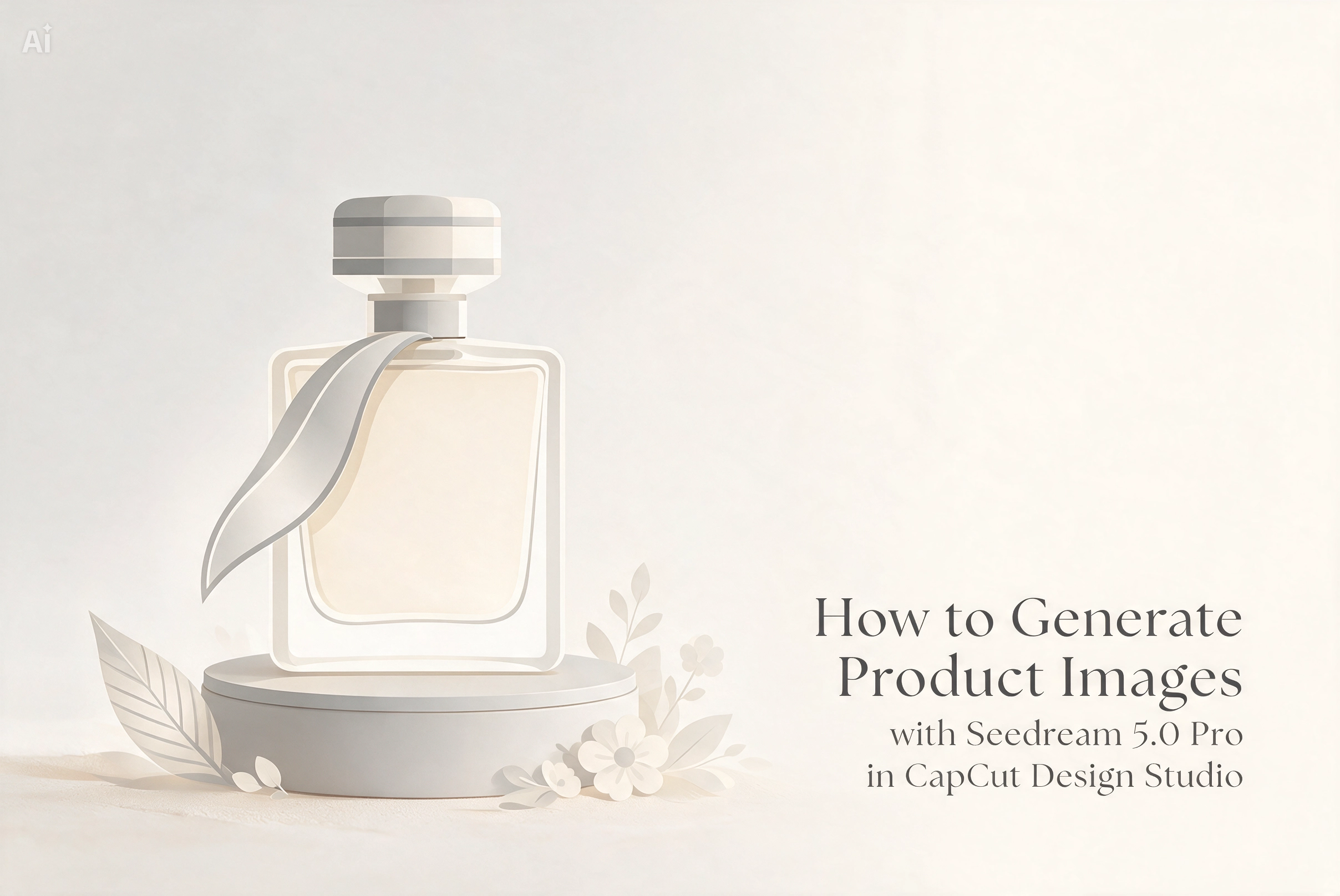 How to Generate Product Images with Seedream 5.0 Pro in CapCut Design Studio	