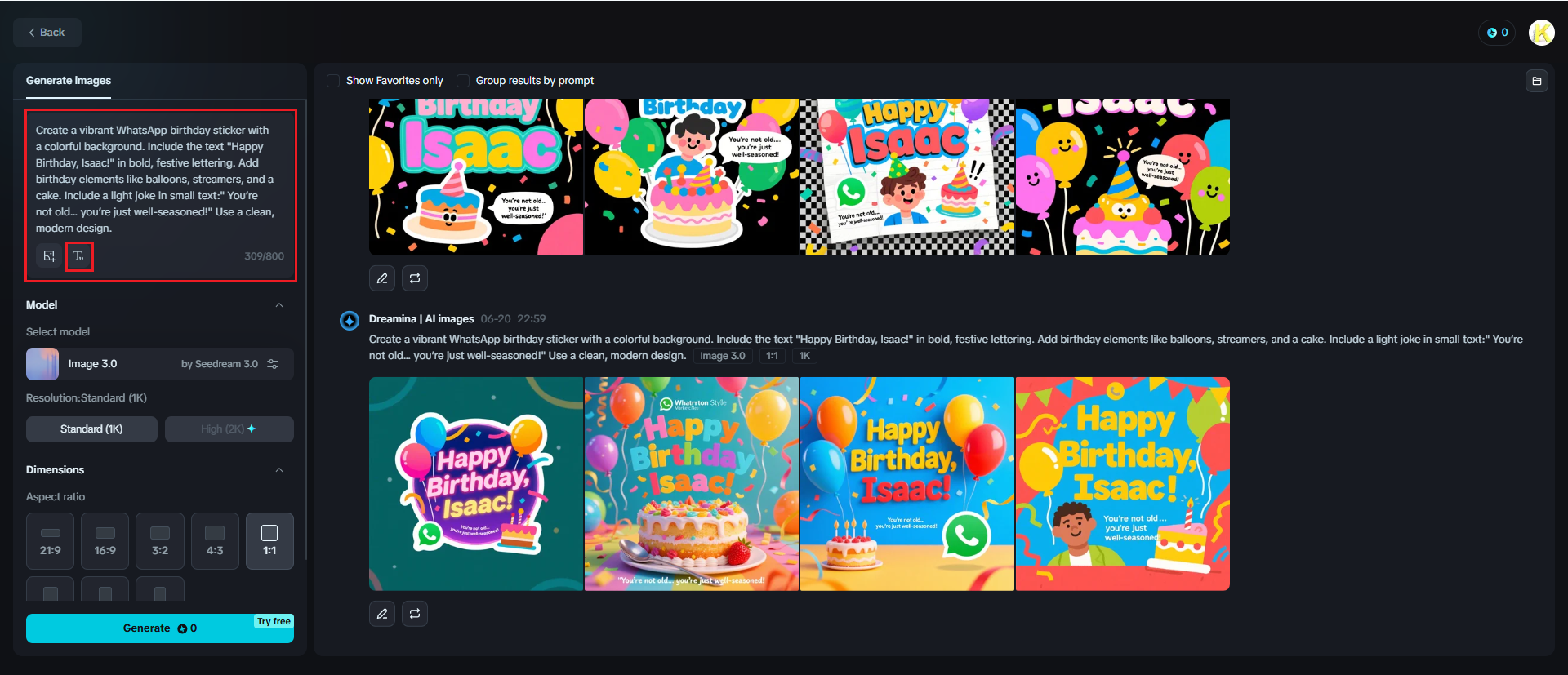 birthday sticker WhatsApp