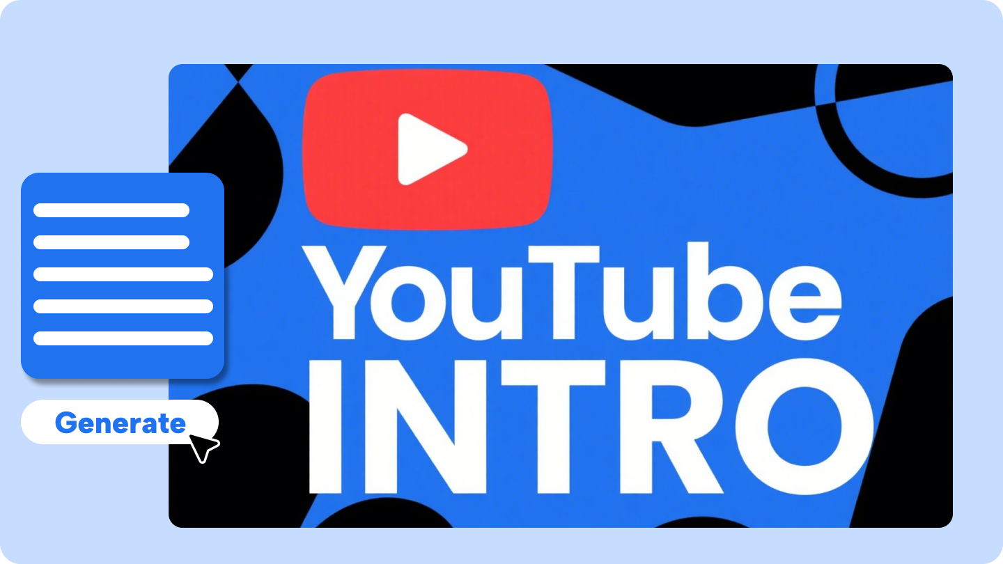 how to create a YouTube intro video