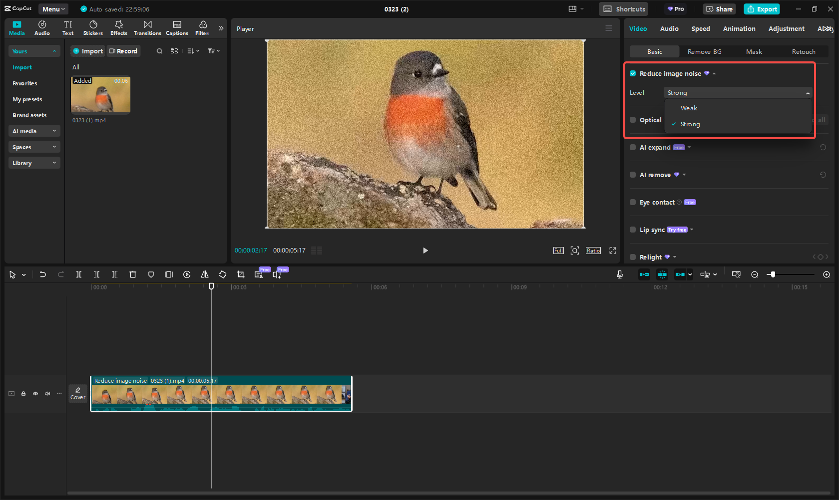 Hintergrundgeräusche reduzieren