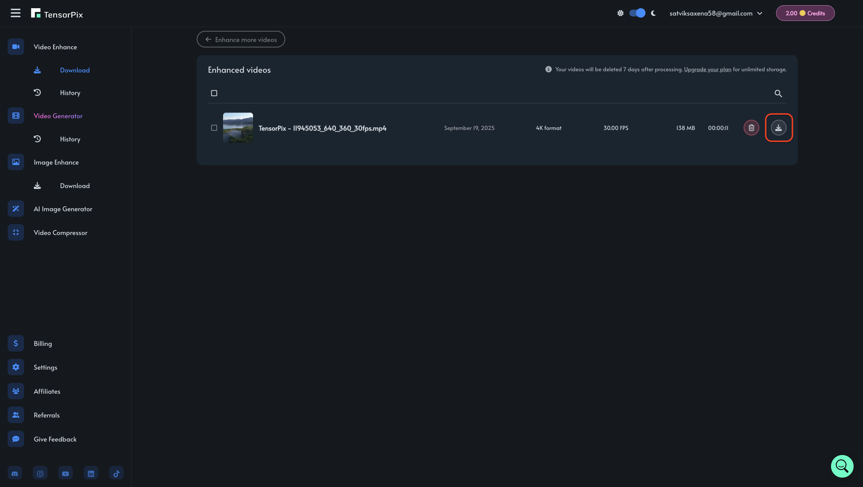 Export your video