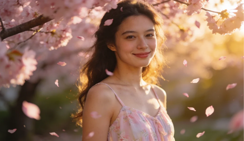 AI 도구로 봄 이미지 세부 정보 편집