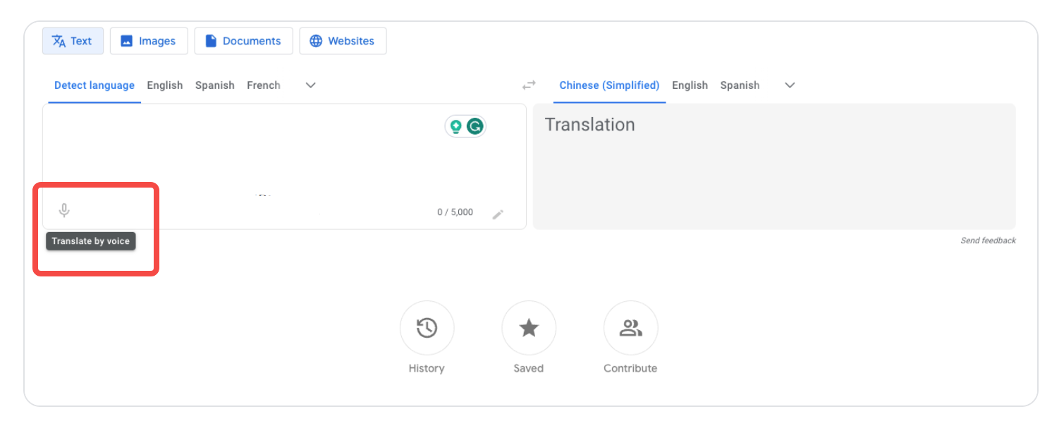 How to translate the lyrics with audio translation using Google Translate