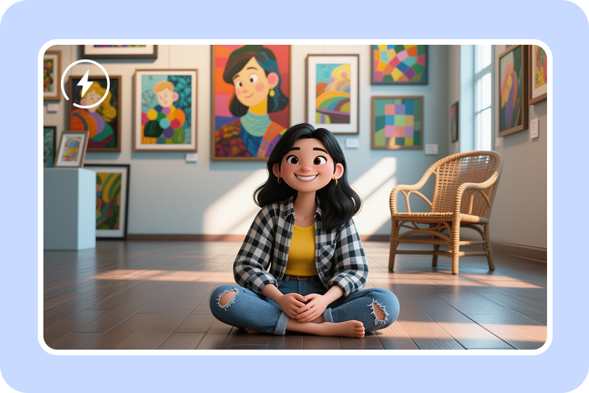 Instant 3D renders