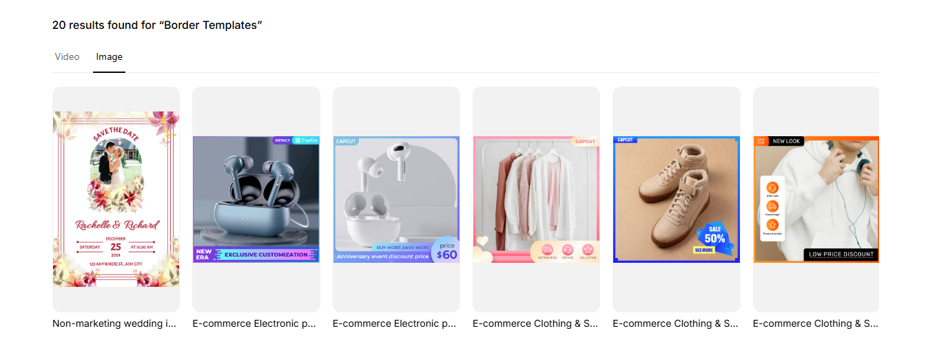 Comece com modelos de borda prontos