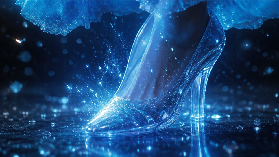 Cinderella Slowmo Video — Glass Slipper Detail
