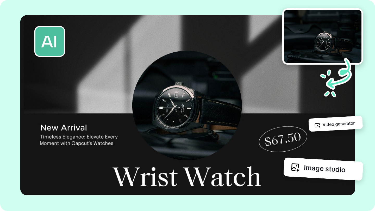 Turn link or photo into videos