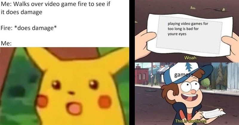 Example of video game memes
