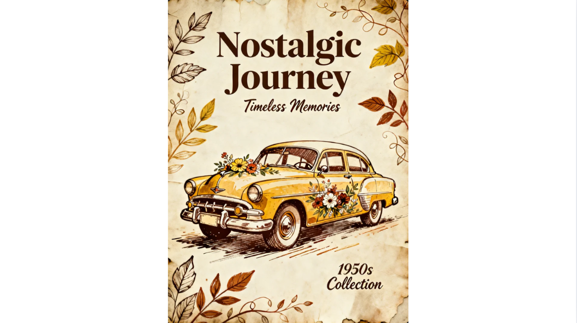 Vintage poster with illustration