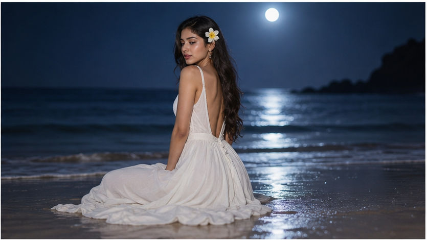 Beach Photo Prompt Girls Beispiel 2
