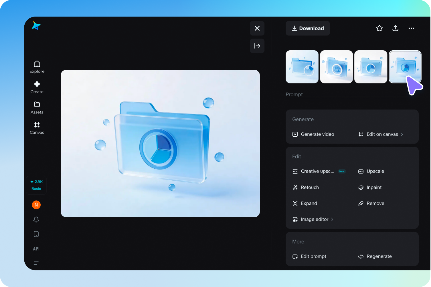 download icons from Dreamina