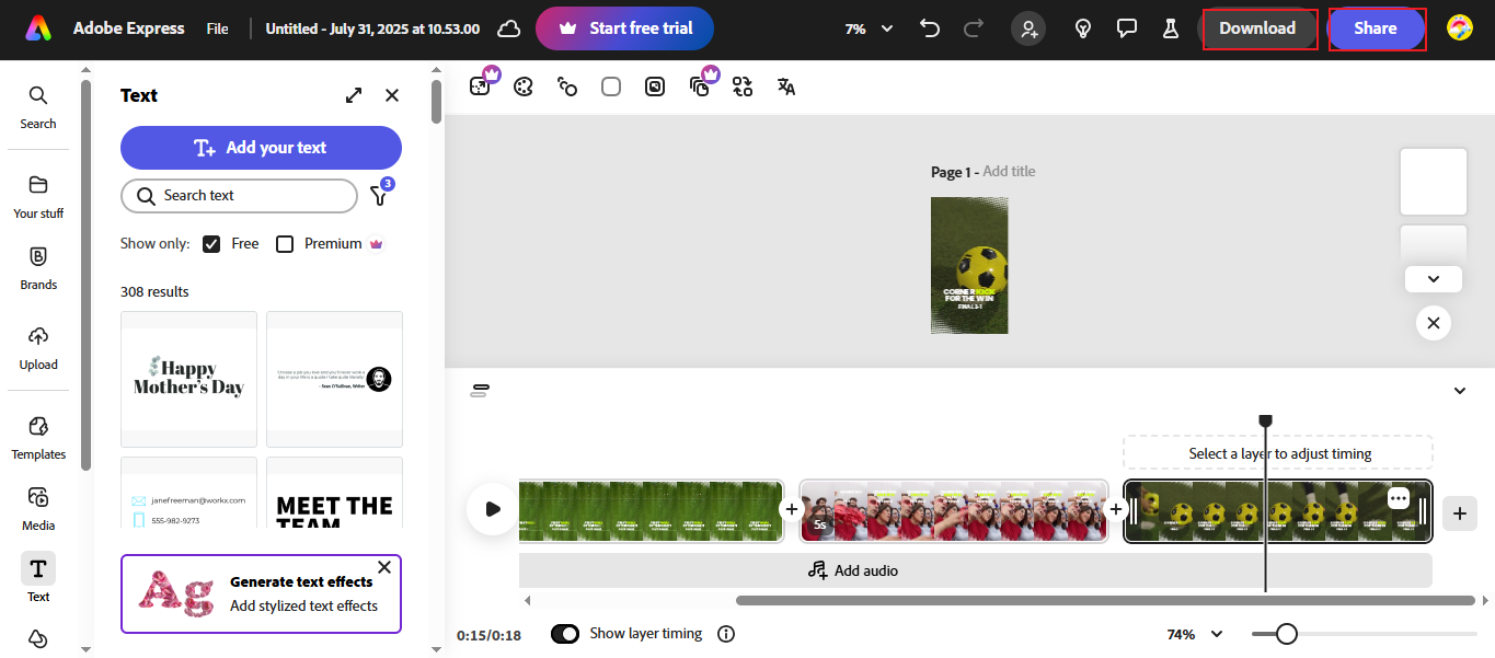 creating a marketing video