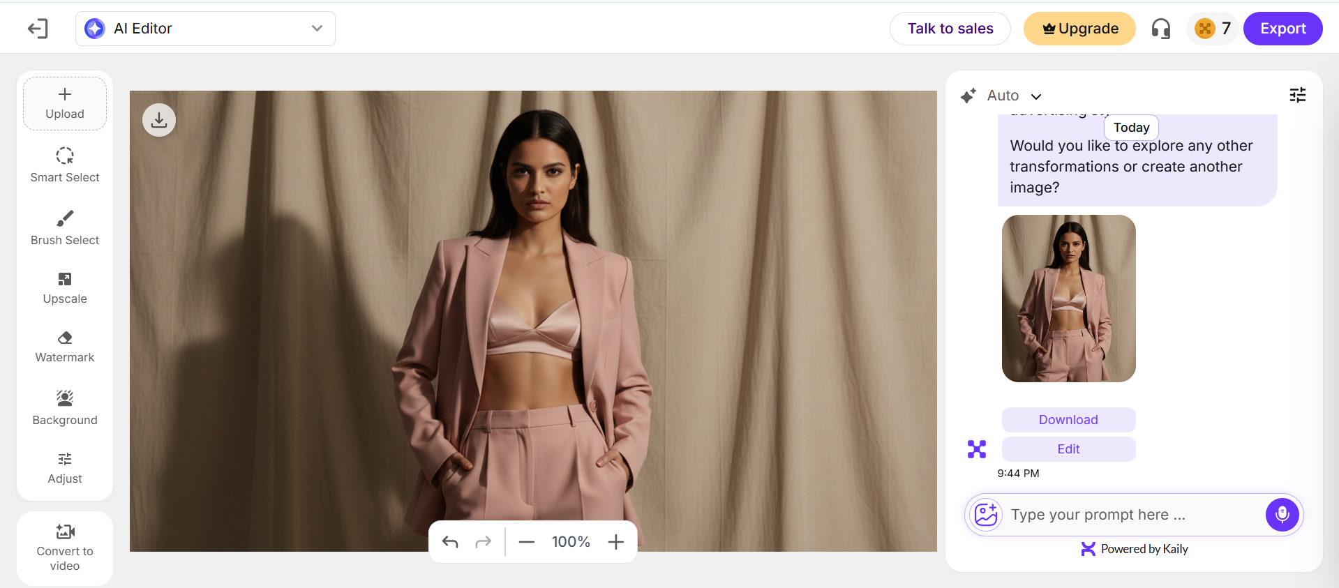 Pixelbin - best free AI age generator