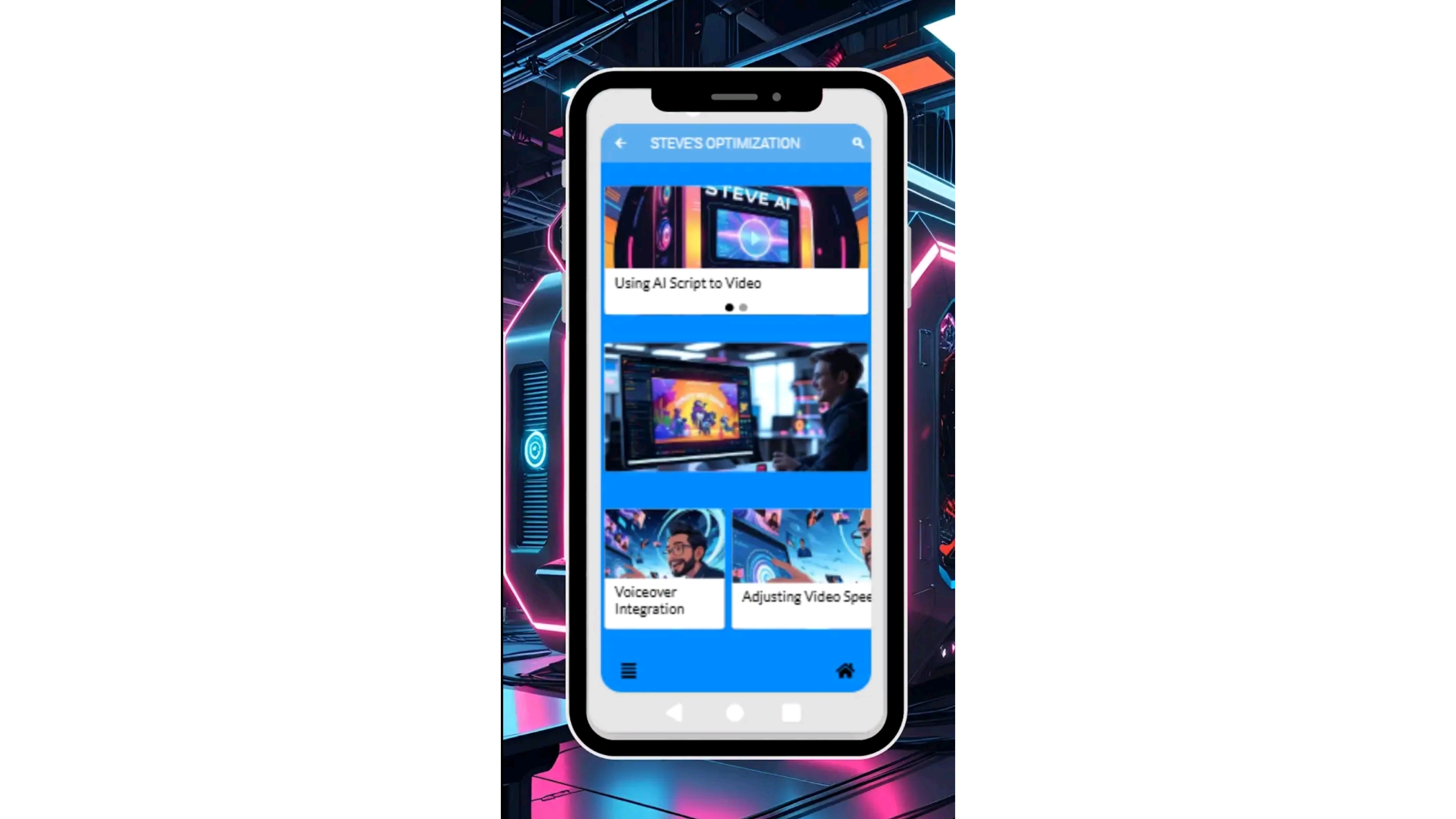 AI video generator text to video: Steve.AI