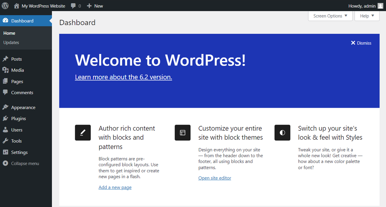 My WordPress website