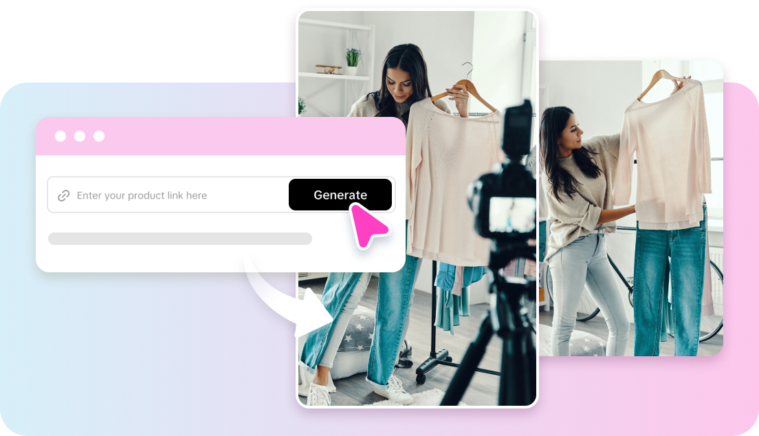 مولّد فيديو بنقرة واحدة لمحتوى فيروسي على Instagram