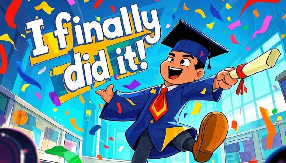 carte amuzantă de absolvire